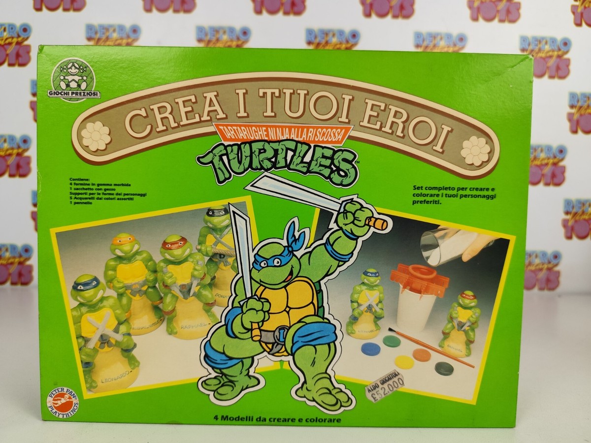 TMNT NINJA TURTLES CREA I TUOI EROI PETER PAN PLAYTHING GESSO
