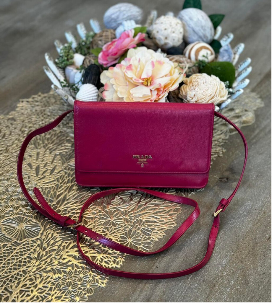ハンドバッグ Prada Pink leather handbag Prada Saffiano Leather Handbag