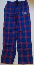 NEW YORK GIANTS MENS SLEEP LOUNGE PAJAMA PANTS M L XL 2X FLANNEL POCKETS NWT