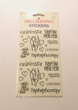 Mrs Grossman's Stickers Lot of 3 Sheets Package ~You Are Special Captions~ 2003