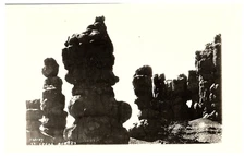 RPPC Postcard Cedar Brakes Rock Formation Harvey Postcard c1930