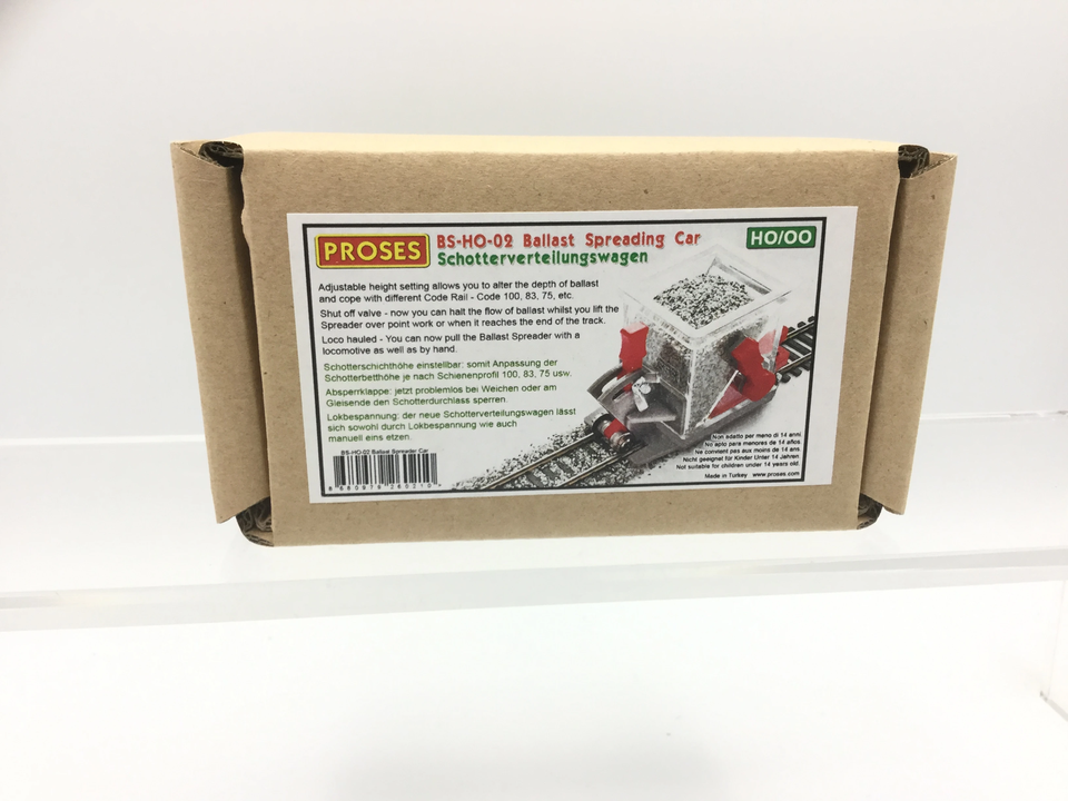Proses BSHO02 HO/OO Gauge Advanced Ballast Spreader Car eBay