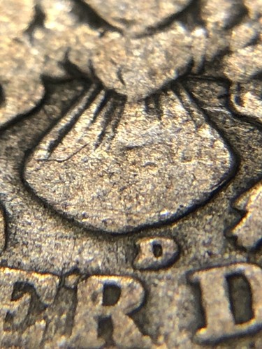 1916-D/D Barbiere Quarter Ripunzonato Marchio di Zecca Controlla il Nostro Inventario - Foto 5 di 5