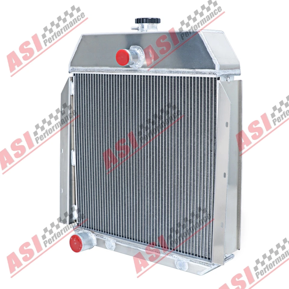 4Rows Aluminum Radiator For 1941-1949 1943 International Harvest Truck Foto 4 de 4