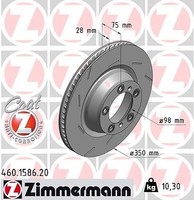 Zimmermann 460.1586.20 Bremsscheibe FüR Porsche