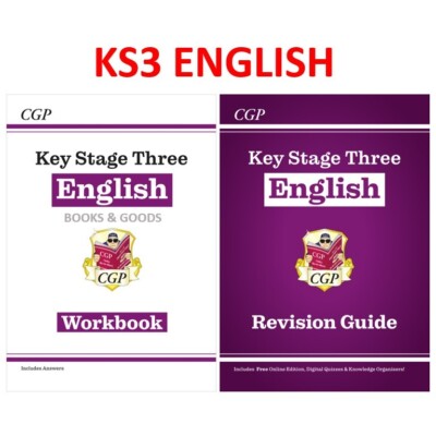 New KS3  English Study Guide and Workbook with Answer Years 7-9 CGP