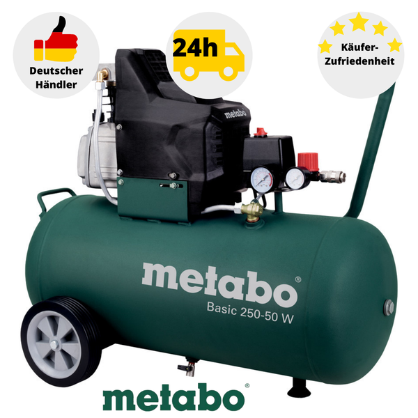 Metabo Kompressor Basic 250-50 W 601534000 1.5 Kw 8 Bar-image
