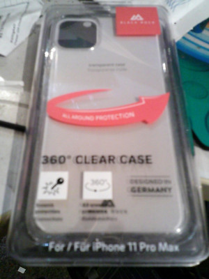 Black Rock 360° Clear Case Cover für Iphone 11 Pro Max