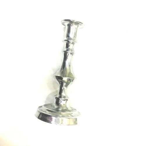 Antique Vintage silver Small Candlestick Height 10 cm base Made England Decor - Picture 6 of 7