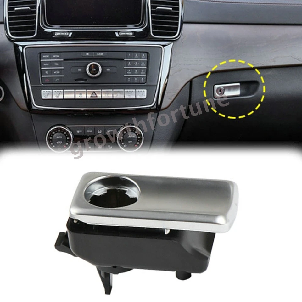 Cubierta de manija de cierre de guantera de coche para Mercedes BENZ GL ML GLE GLS W166 W292 Foto 3 de 4