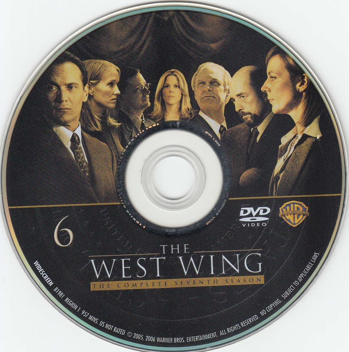 WEST.CD、DVD Individual Replacement For The West Wing Season 7 (DVD) Disc # Of
