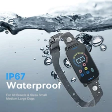 Waterproof Ultrasonic Color Screen Automatic No Bark Dog Training Collar No Bark