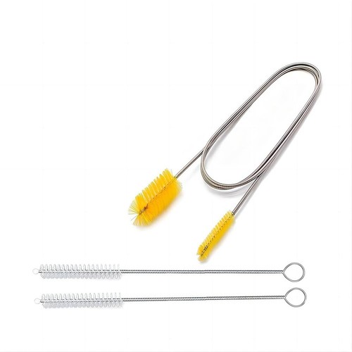 Flexible Drain Cleaning Brush (61" Long) for Drains, Bottles, Bathroom Sink, ...