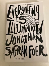 Everything Is Illuminated Jonathan Safran Foer (2002) Advance Reading Copy (ARC)