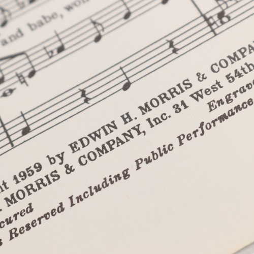 Cy Coleman The Best is Yet to Come Piano Voice Sheet Music 1959 Edwin Morris - Picture 4 of 4