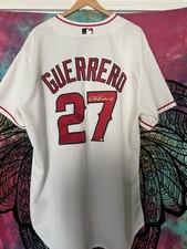 Vladimir Guerrero Sr. 2006 Autographed Game Worn LA Angels  MLB Authentic Jersey