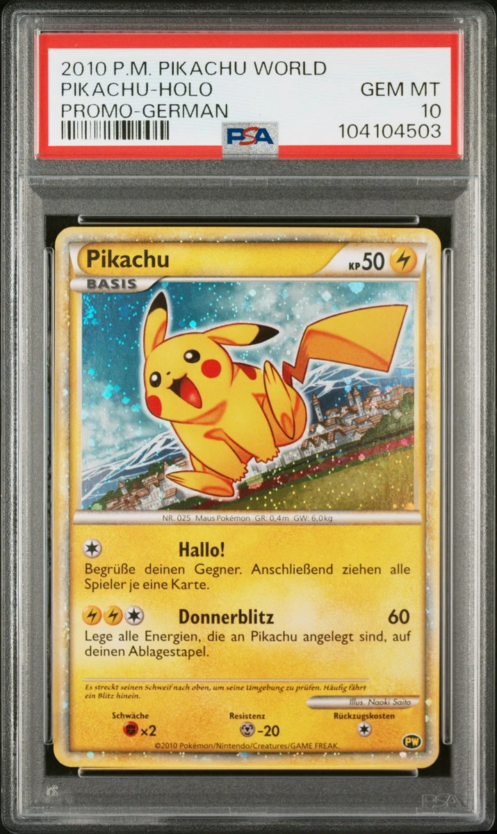 Pikachu World Collection Pokémon TCG Cards for sale | eBay