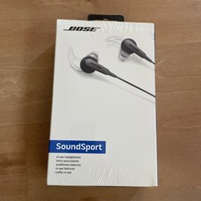 NEW sealed BOSE SoundSport in-ear headphone Wired Charcoal BLACK