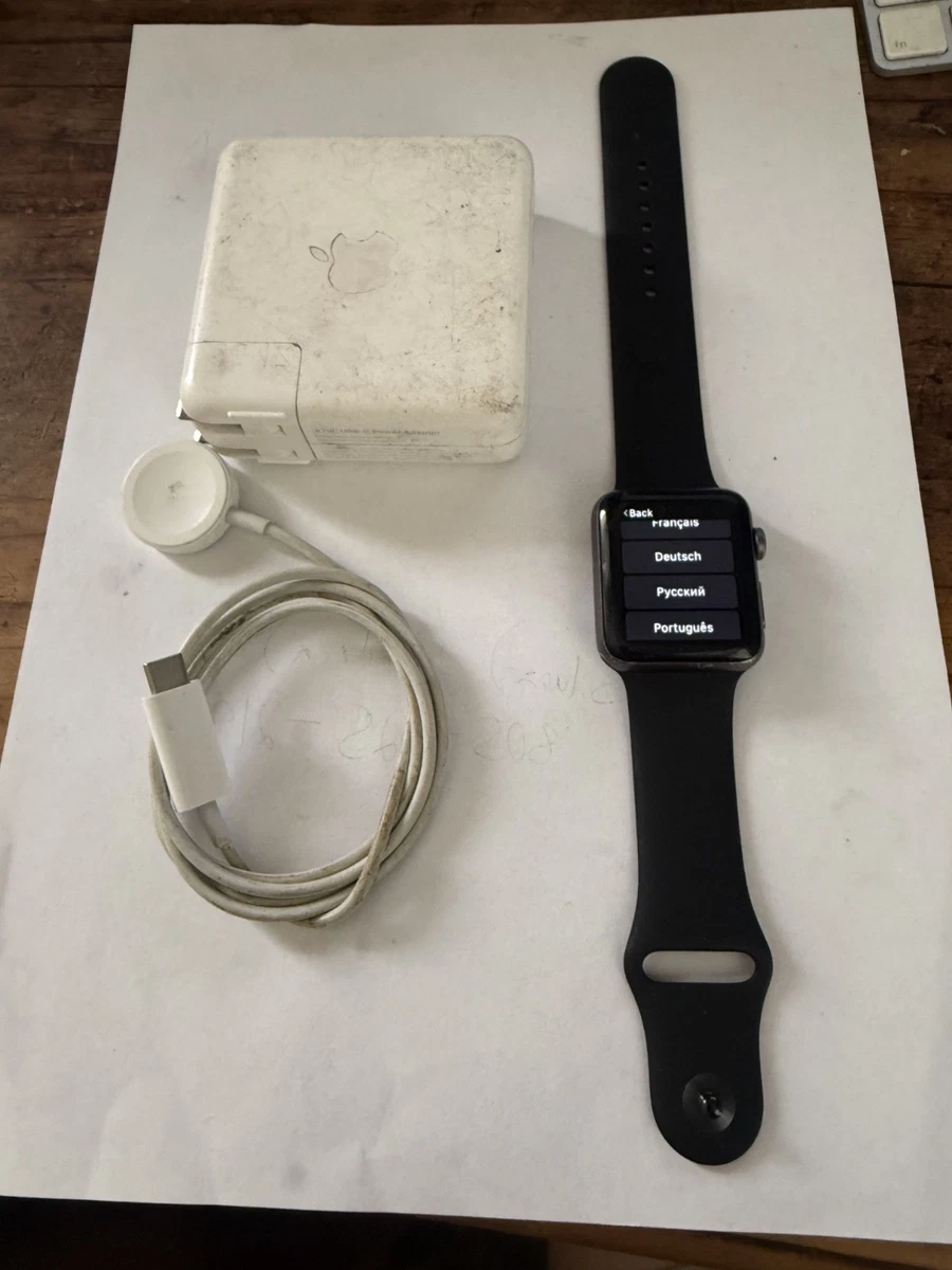 Apple Watch Series 3 Rubber Band Smart 42 mm Case Wristwatches for