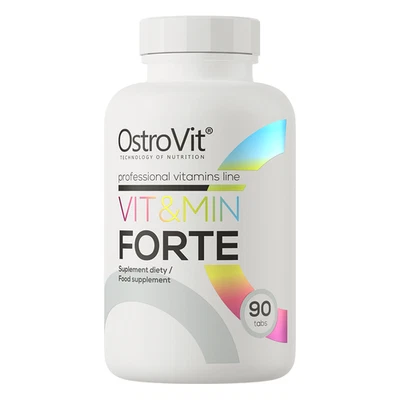 VIT&MIN Forte 90 Tabletten Multivitamin & Mineralien C,D, Zink, Potassium - Bild 1 von 4
