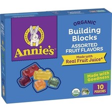 Annie's Organic Fruit Flavored Snacks 7 oz 10 Pouches Gluten-Free