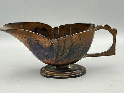 Vintage Copper Plated Gravy Boat 17cm Long Made In Japan M Symbol Matsumoto - Image 1 of 4