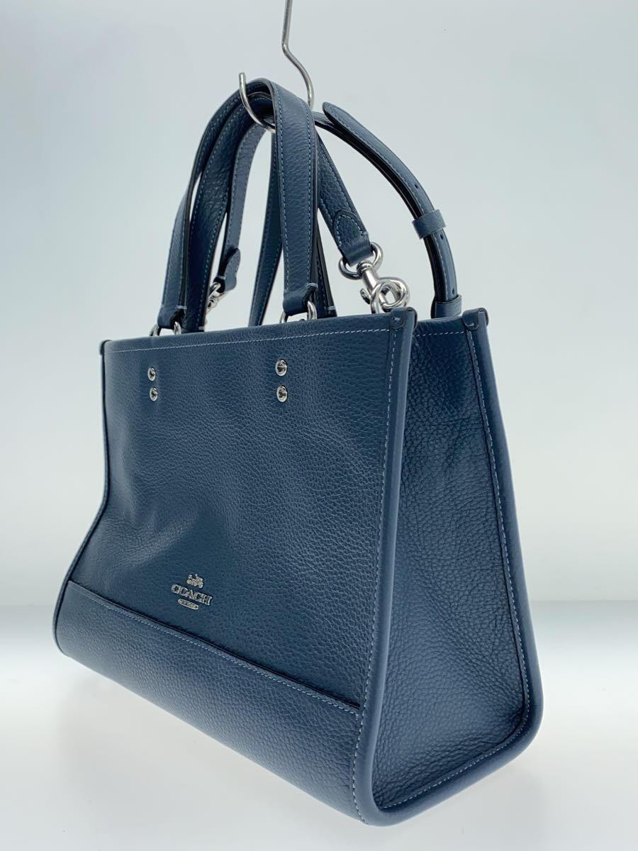 COACH Shoulder Bag Leather BLU Plain J2339-CO976 Dempsey COACH Shoulder Bag Leather BLU Plain J2339-CO976 Dempsey