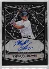 2019 Panini Chronicles Obsidian Auto Michael Chavis #OA-MC Auto 18da