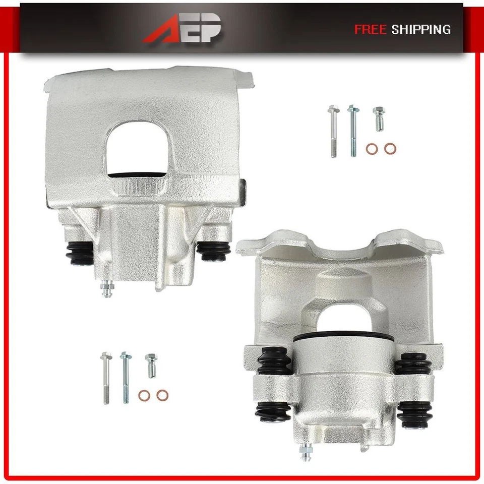 Pinzas de freno delanteras izquierda y derecha 2 piezas para Dodge Caravan 1996 1997 1998 99 2000 Foto 2 de 4