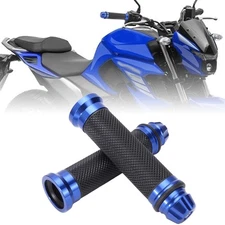 7/8" 22mm Handlebar Hand Grips For Kawasaki Ninja ZX10R ZX9R ZX6R Z1000 Z750