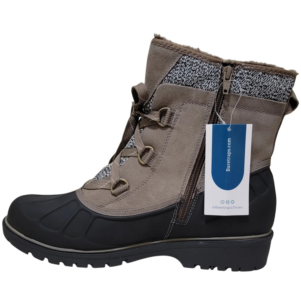 Baretraps Mujeres Springer Impermeable Invierno Pato Botas Talla US 11M Marrón Barro Foto 3 de 4