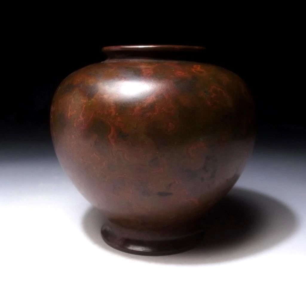 铜日本古董花瓶| eBay