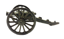 Vintage Mini Cast Metal Cannon Replica Civil War Figurine AB
