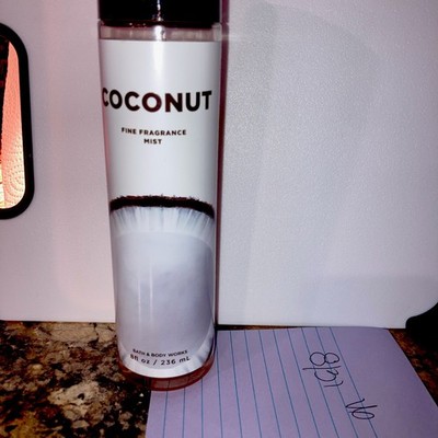 Coconut Bath & Body Works COCONUT Fine Fragrance Mist 8 Oz   B&BW
