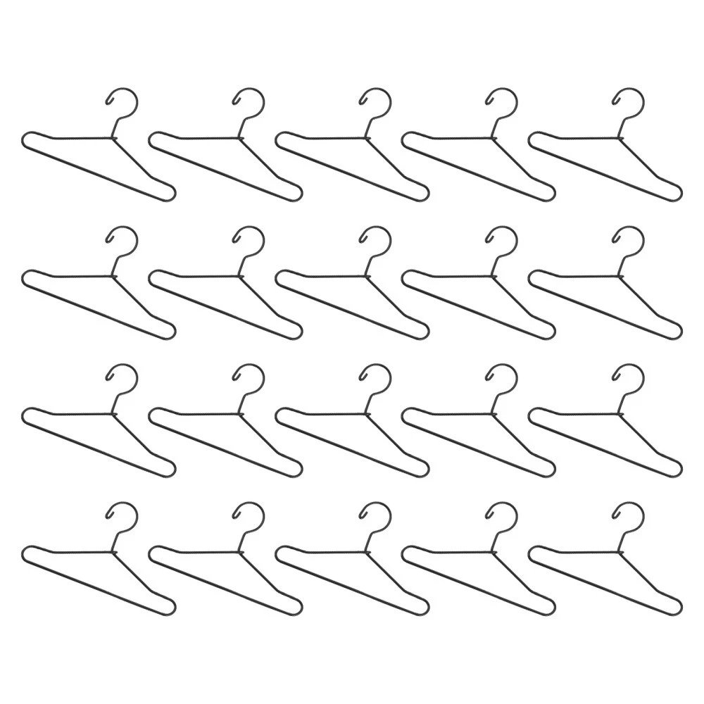 VETEMENTS 20 Pezzi Accessori per Bambole Mini Appendiabiti Bambina Bambino Casa Appendiabiti