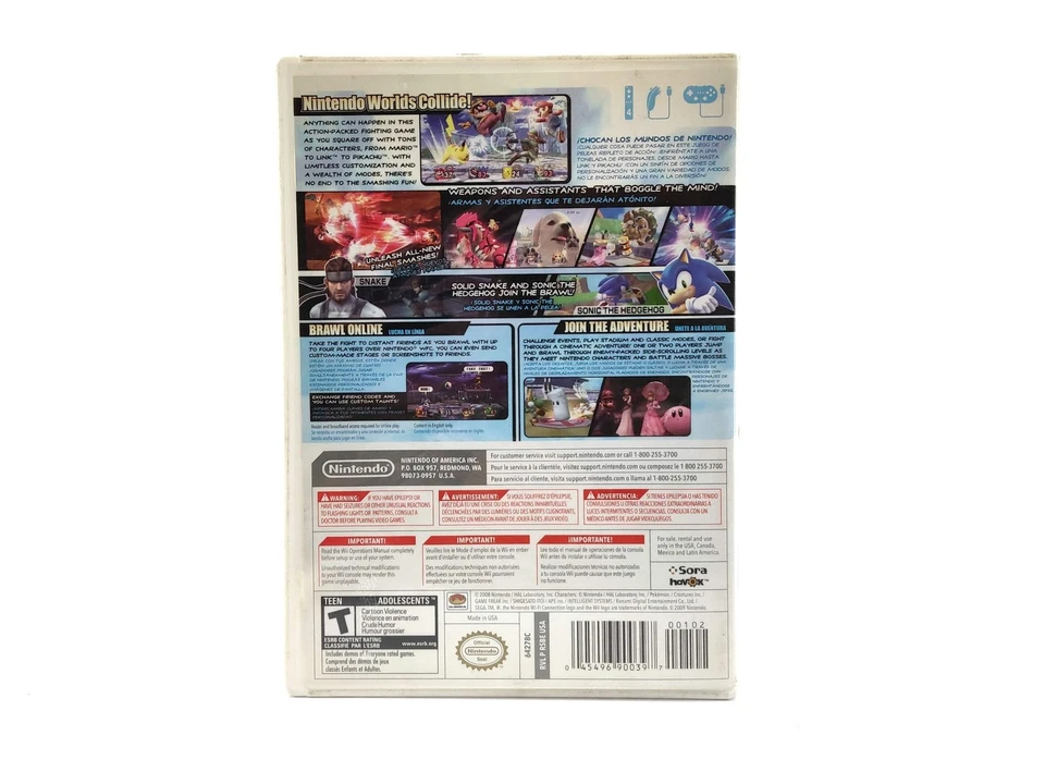 JUEGO WII SUPER SMASH BROS. BRAWL WII 20378586, foto 2 de 4
