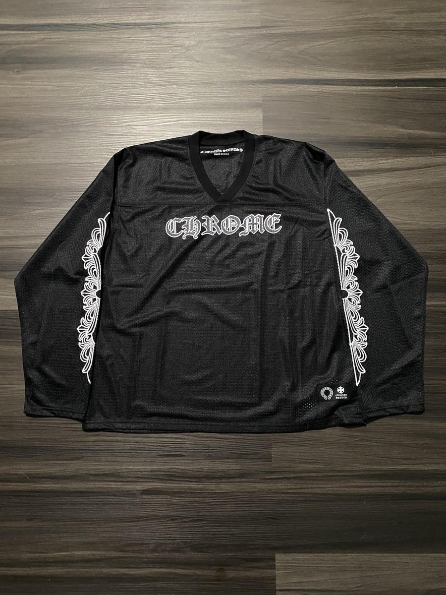 Chrome hearts black mesh jersey | eBay