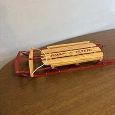 Radio Flyer - Mini Wood Sled Model No. 551 - Authentic Miniature