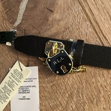 Polo Ralph Lauren Ladies Black Belt New XS