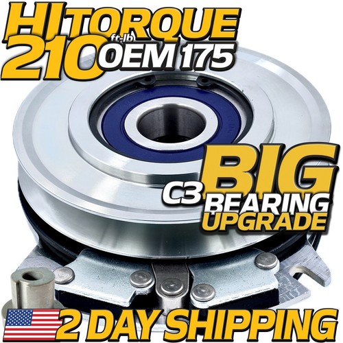 HiTorque 210ftlb (OEM 175) BIGBearing Billet Pulley PTO Clutch Bush Hog 50028140 - Bild 1 von 8