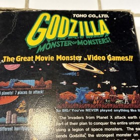 Nintendo NES Godzilla: Monster of Monsters! Complete In Box!