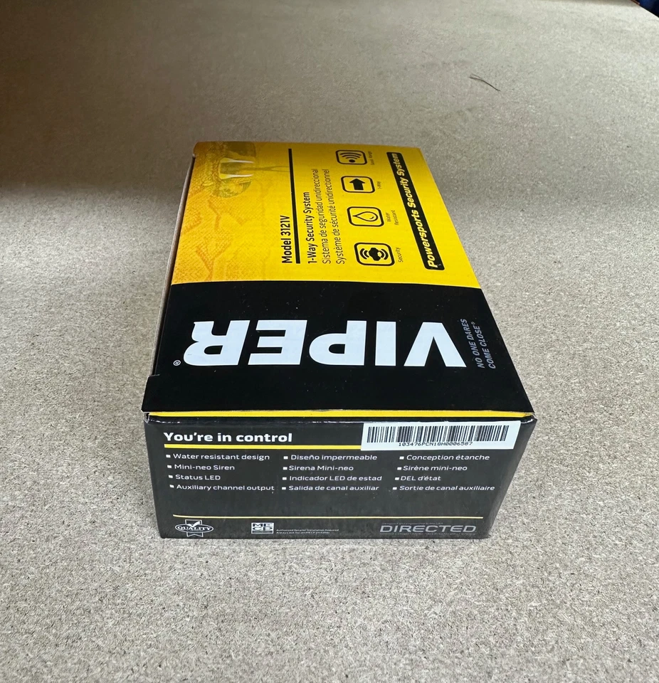 VIPER 3121V Motorcycle, Moped, Scooter, Boat, Quadbike, Waterproof Alarm System - Image 4 of 4