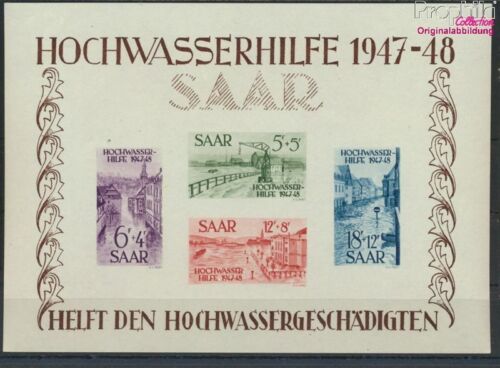 Briefmarken Saarland 1948 Mi Block1 mit Falz (9696748 - Bild 1 von 1