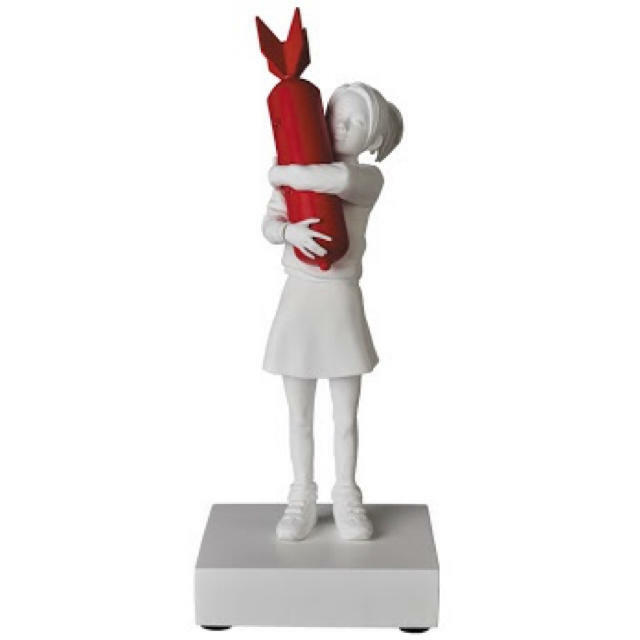 BANKSY BOMB HUGGER RED BOMB Ver. MEDICOM TOY MCT Figure red BANKSY BOMB HUGGER RED BOMB Ver. MEDICOM TOY MCT Figure red
