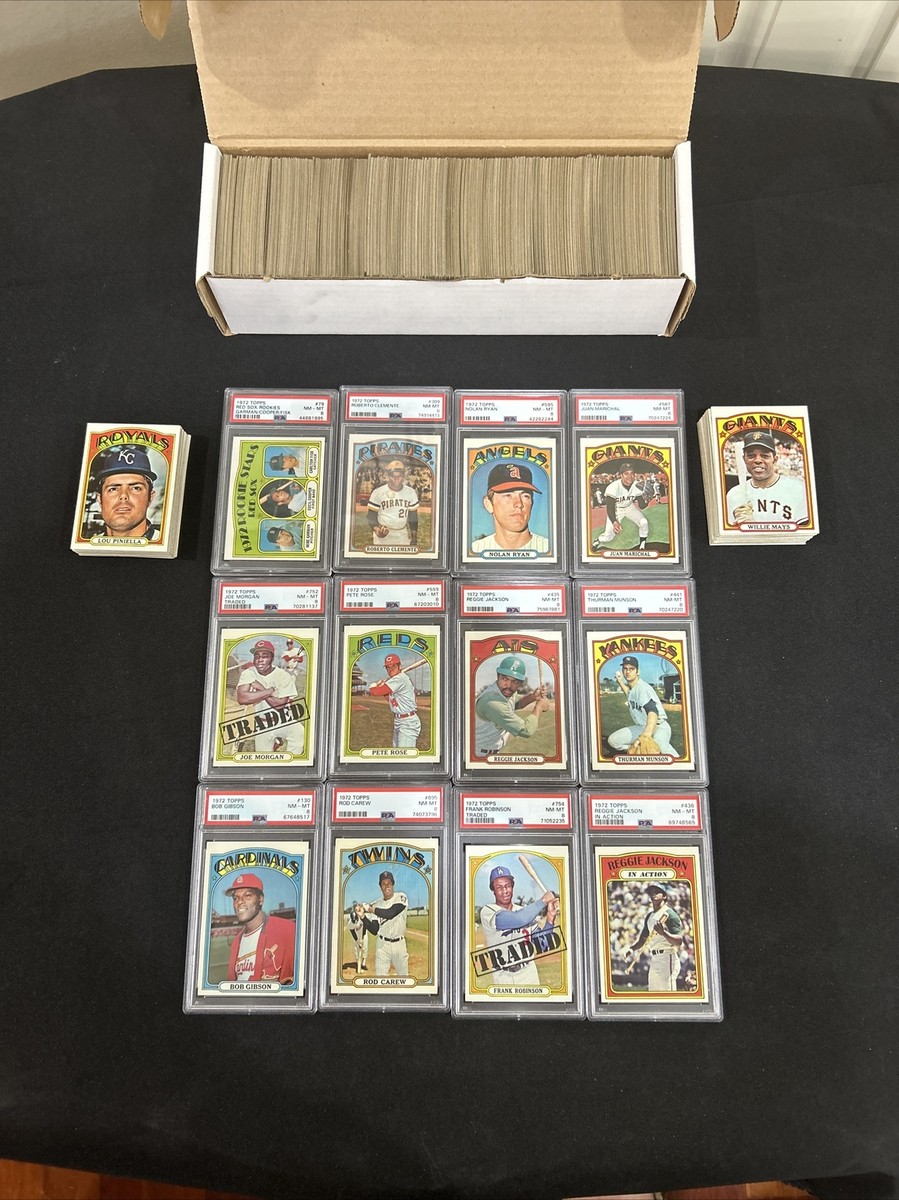 1972 TOPPS BASEBALL COMPLETE SET 787 Cards NM-MT / MINT SHARP