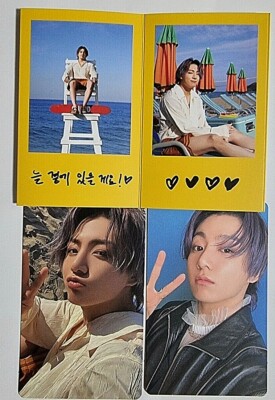 BTS] BTS Butter Album Official 2 VER. JUNGKOOK Photocard +Message