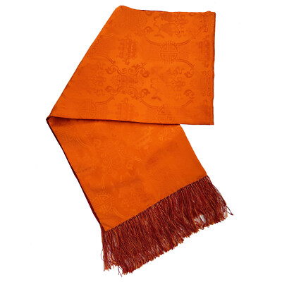 SHANGHAI TANG シルクショール Tang Scarf in black silk-wool | Shanghai Tang