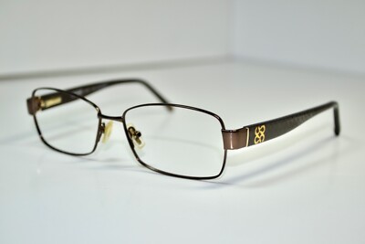 Frame Only COACH Louise 1009 Dark/Brown 54-15-135 Womens Metal Eyeglasses