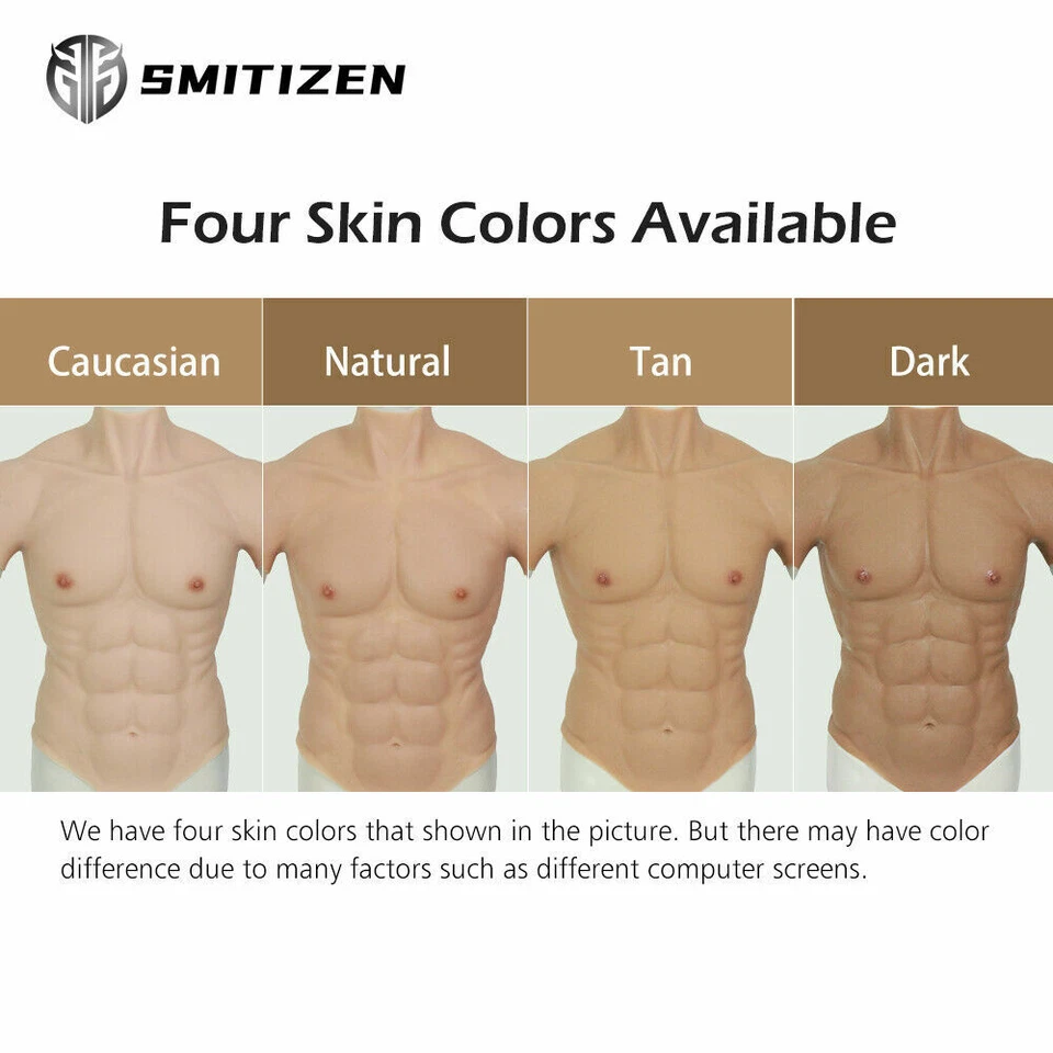 Брюс мужчин силиконовый поддельный груди мышцы тела костюм Abdo для косплея костюм - Изображение 4 из 4