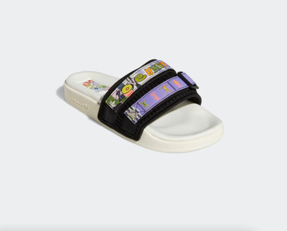 Pride hotsell slides adidas